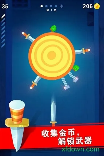 迷你飞刀世界(飞刀投掷游戏) 迷你飞刀世界(飞刀投掷游戏)