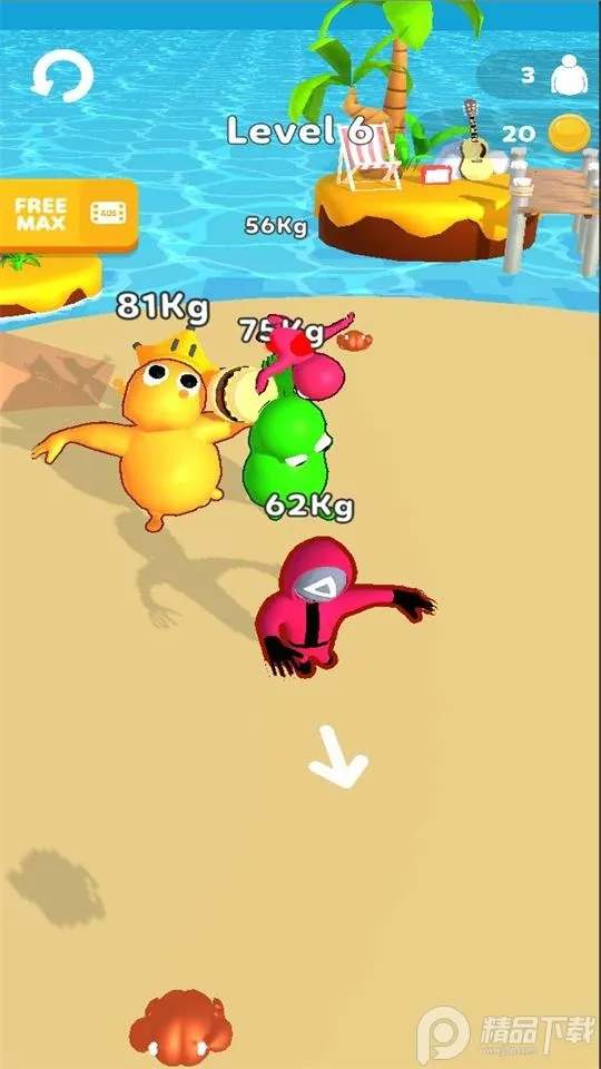 彩虹朋友身体战斗(彩虹朋友战斗游戏)截图1