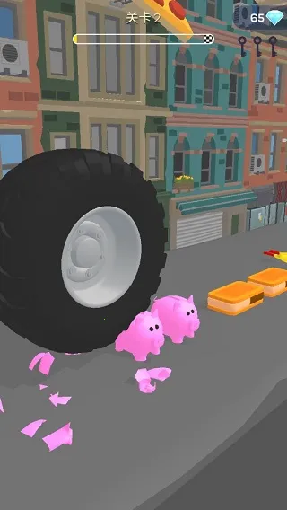 车轮粉碎3D(解压粉碎游戏) 车轮粉碎3D(解压粉碎游戏)