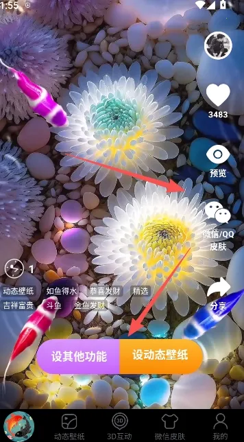 锦鲤金鱼壁纸(壁纸软件功能全) 锦鲤金鱼壁纸(壁纸软件功能全)