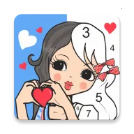 Cute girl coloring books(������ɫ����)v1.2.1 ��Ѱ�