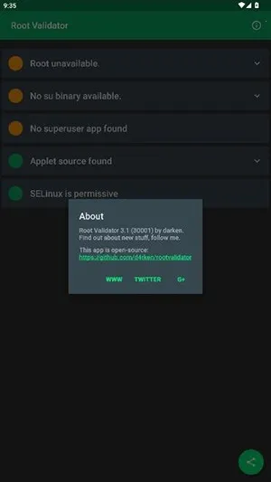 Root Validator检测工具(Root权限检测工具) Root Validator检测工具(Root权限检测工具)